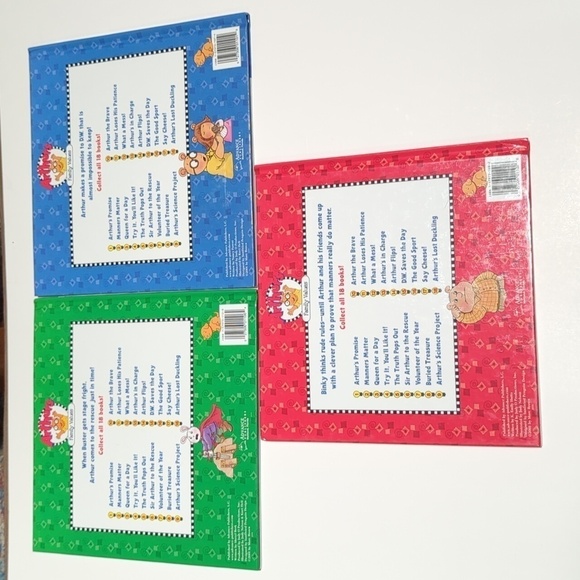 Marc Brown Arthur's Family Values #1, 2, 6 Hardback Book Set of 3 - Picture 2 of 4